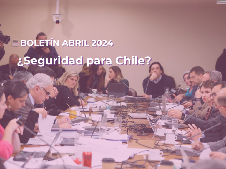 Lee más sobre el artículo Boletín Abril: ¿Seguridad para Chile?
